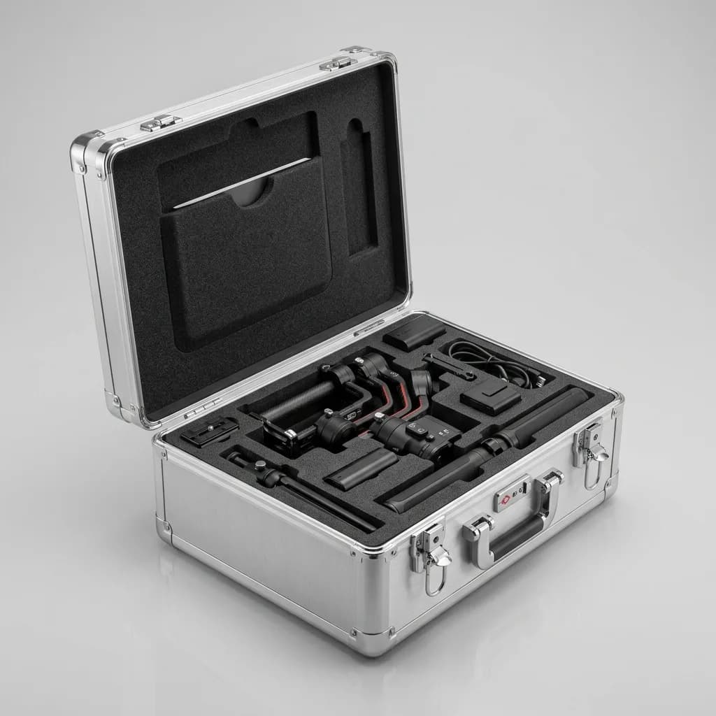 알루미늄 짐벌 스태빌라이저 하드케이스 G1, DJI Ronin·Zhiyun 레이저컷 성형 폼 수납, IP54 방수